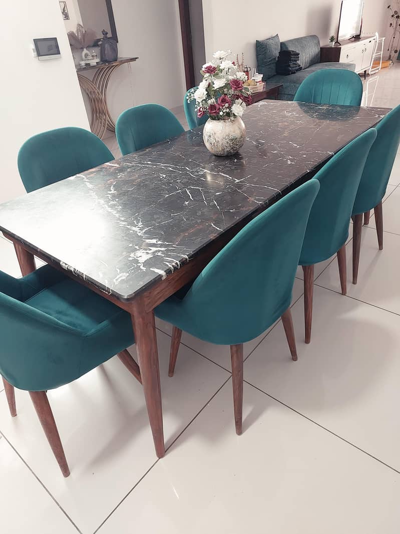 8 chairs Dinning table 4
