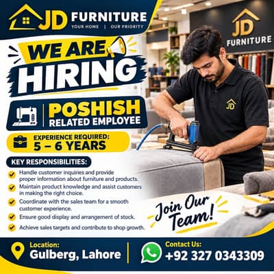 Experienced Poshish Worker Required | Urgent Hiring | Poshish Expert