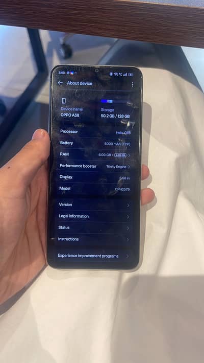OPPO A38 (6GB/128GB) - Glowing Gold (Phone Only)