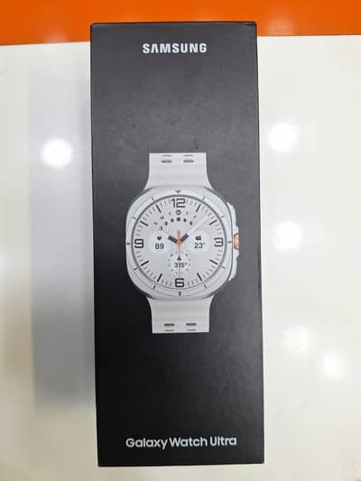 Samsung Watch Ultra 2025 Titanium White Box Pack