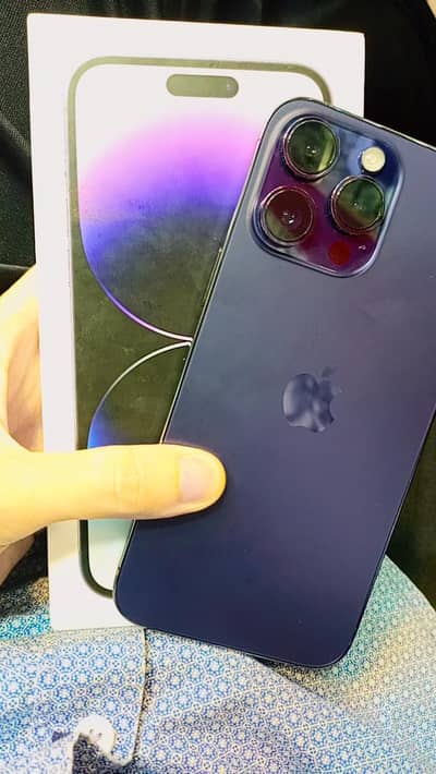 iPhone 14 Pro Max 256gb PTA Approved with box 10/10