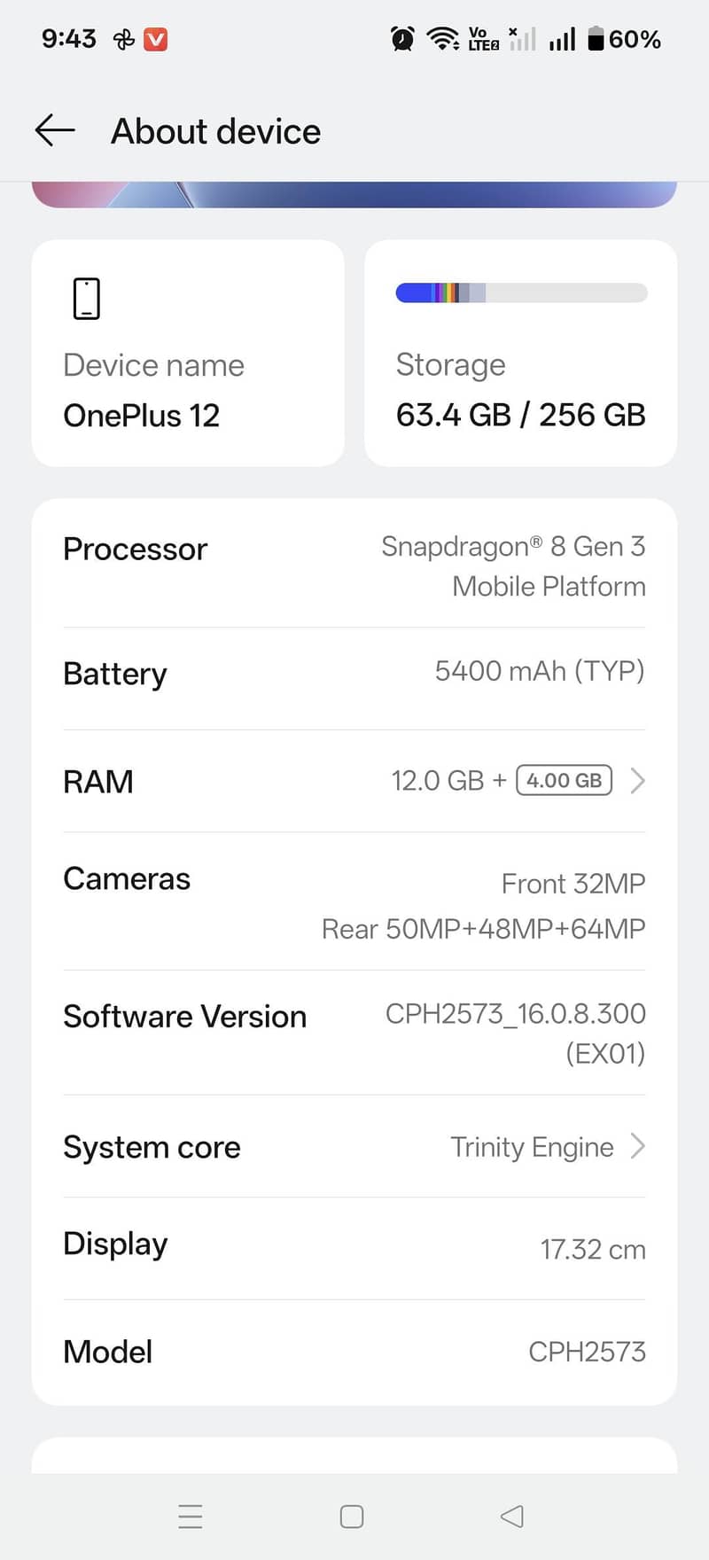 One Plus 12 4