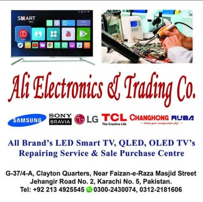 LED / LCD / Smart TV Repair at your Doorstep Service Across Karachi