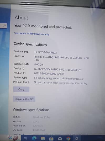 HP LAPTOP 640