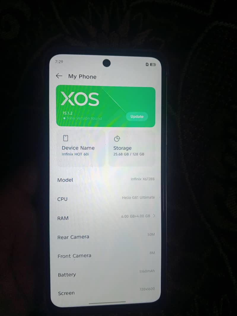 Infinix hot 60i 0