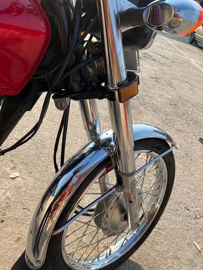 Honda CG 125 2022 model self start urgent sale