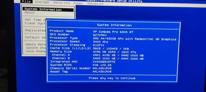 HP Compaq Pro 6305 Microtower Desktop PC