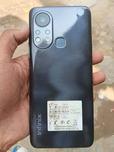 Infinix Hot 11s With Box+Cover 4+3/128GB 10/8 side damage halki si