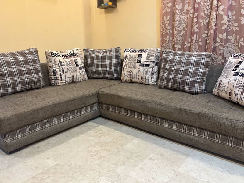L shaped Sofa Set 4