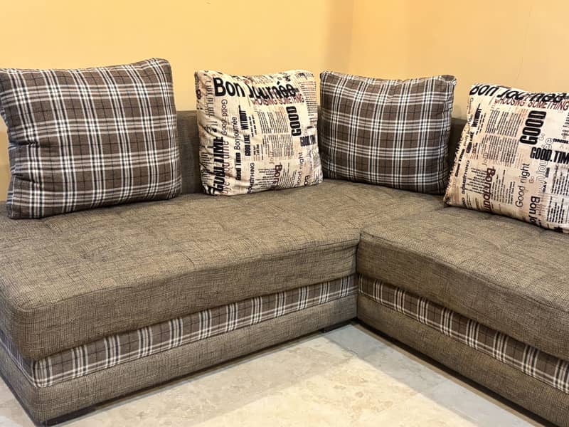 L shaped Sofa Set 5
