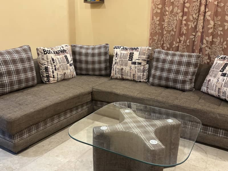 L shaped Sofa Set 8