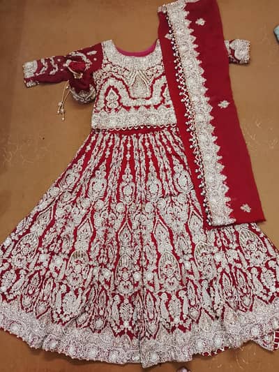 Bridal Lehenga Choli (Crinkle Jojat) With Dupatta Urgent