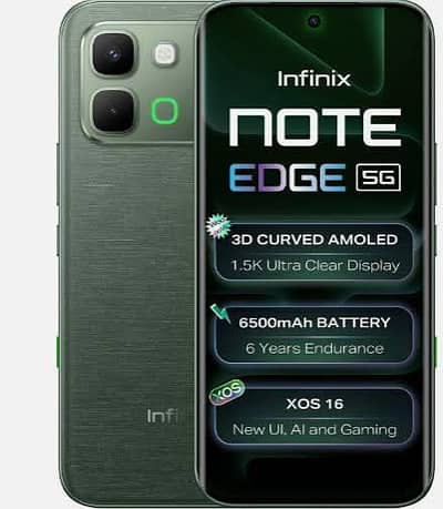 Infinix Note Edge |9 months Warranty| 10/10 Condition | Complete Box|