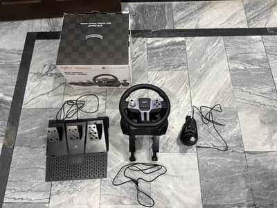 PXN V9 GEN 2 STEERING WHEEL COMPLETE BOX ALL 10/10