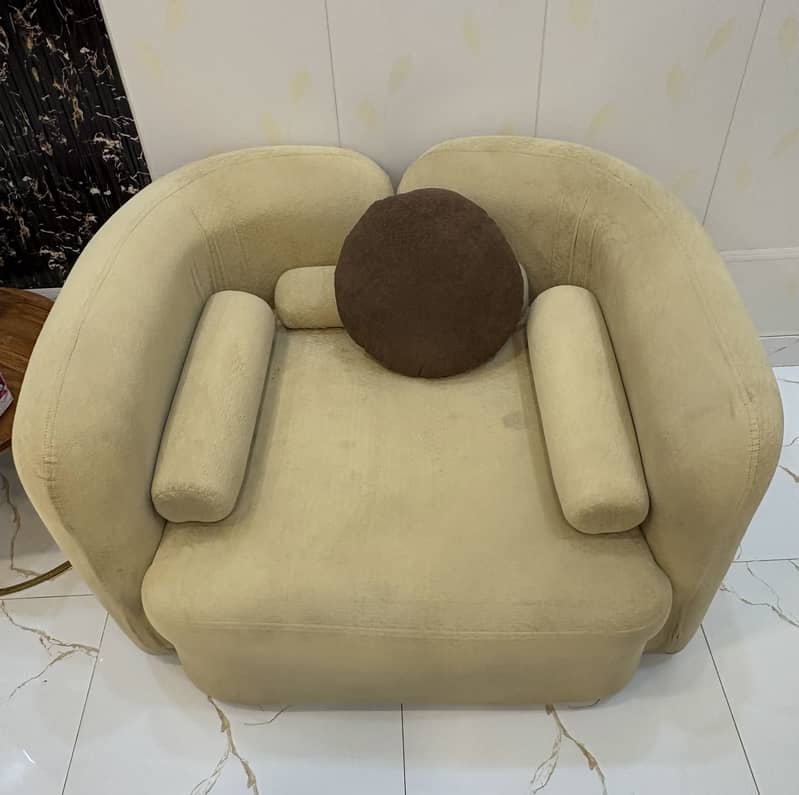 Double sofa and two single sofa 1