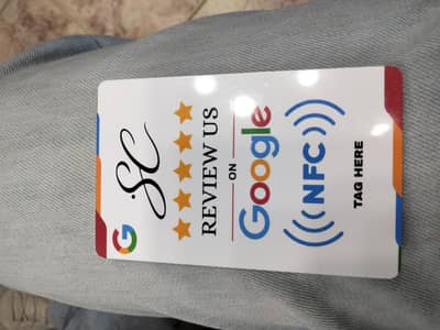 NFC Google Review Card | Get More Google Reviews | Tap to Review