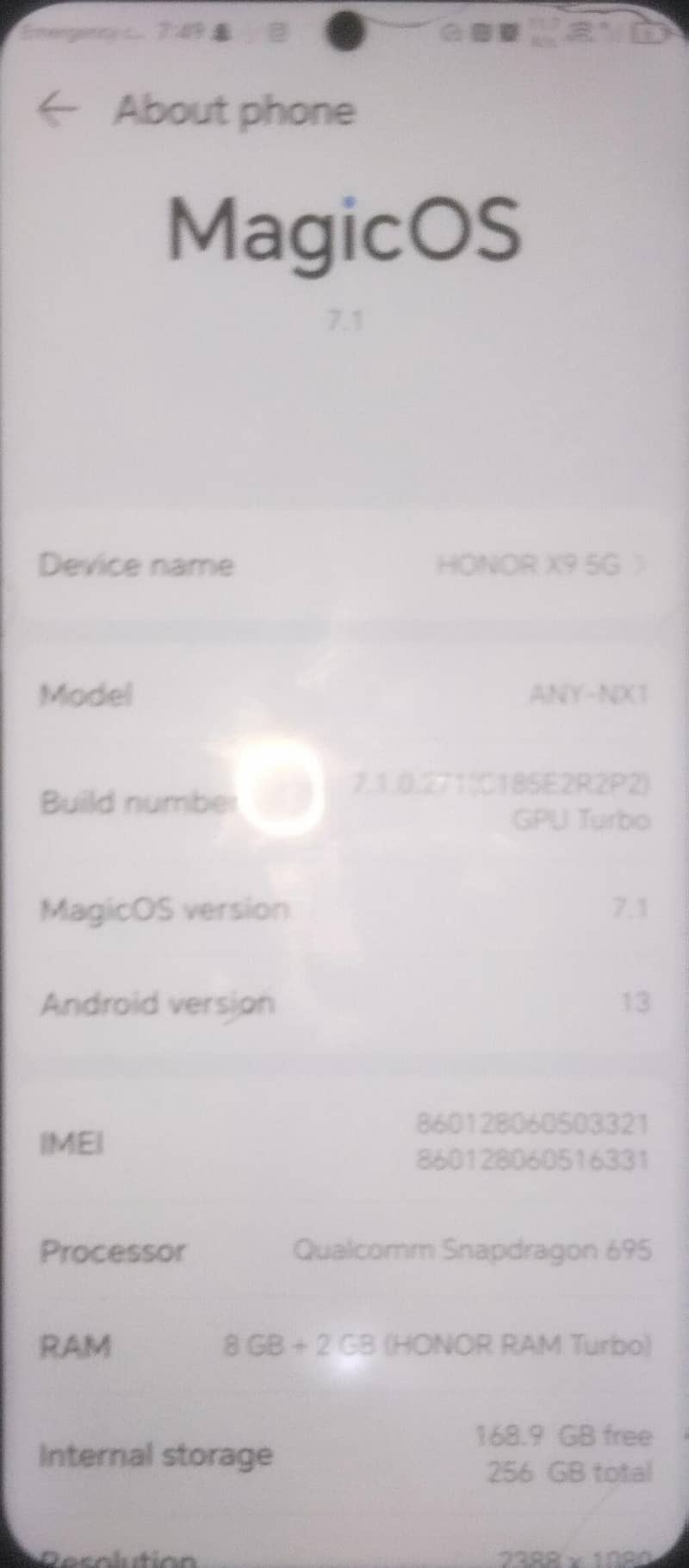 Honor X9 4