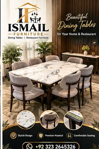 Table , wooden table , Dinning table , solid table , table with chair 2