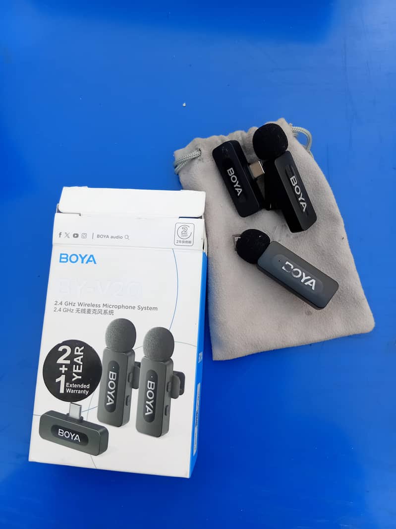 Boya BY V20 Wireless Mic 0