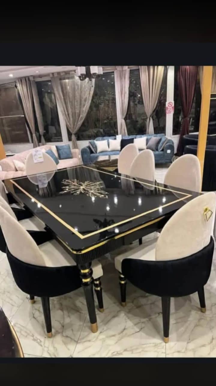 Table , wooden table , Dinning table , solid table , table with chair 16
