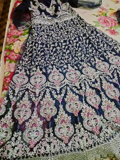 fully embroidery maxi