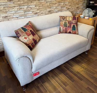 2 Two-Seater Sofas + 2 Coffee Wing Chairs – Stylish Furniture Set