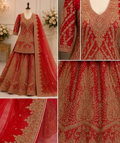 Bridal Lehanga/Wedding Lehenga/Barat Lehanga