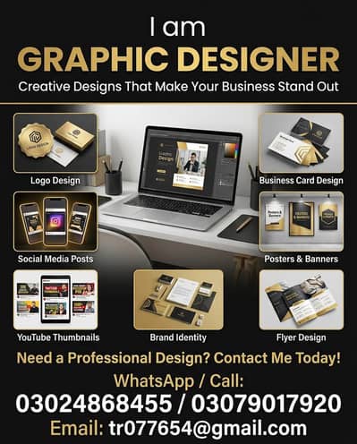 Professional Graphic Designer | Logo, Poster & Social Media Design