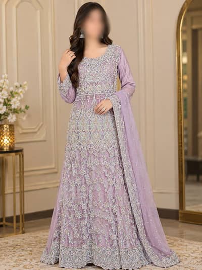 Premium Walima Dress – Heavy Embroidered For Sale