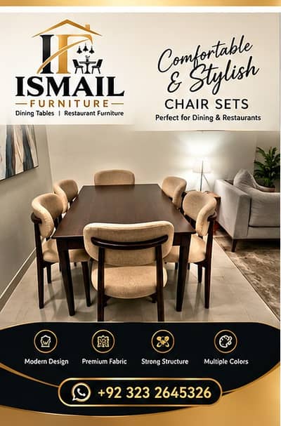 4 Seater | 6 Seater | 8 Seater Dining Table Set | Customized Design