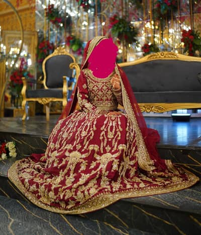 Luxury Bridal Barat Lehnga | 200 Flare | Worn Once | 150K
