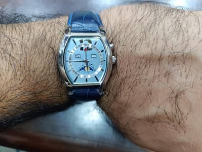 Very High Quality Moon Phase and other multicomplications Blue watch