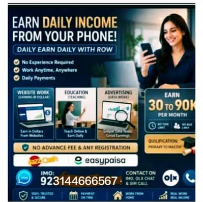 Online Jobs/ Full-Time / Part-Time jobs available / website Work