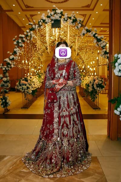 Embroidered Bridal lehanga