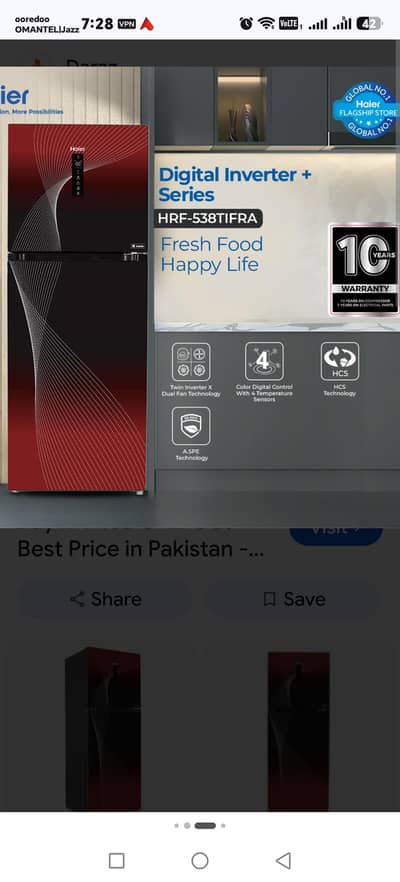 Hair HRF 458IF Red color for sell urgent
