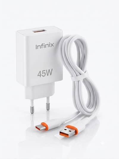 Infinix 45W Fast Charger with Type-C Cable