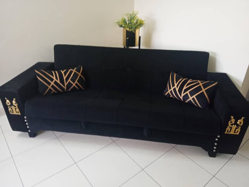 Black Sofa Bed 0