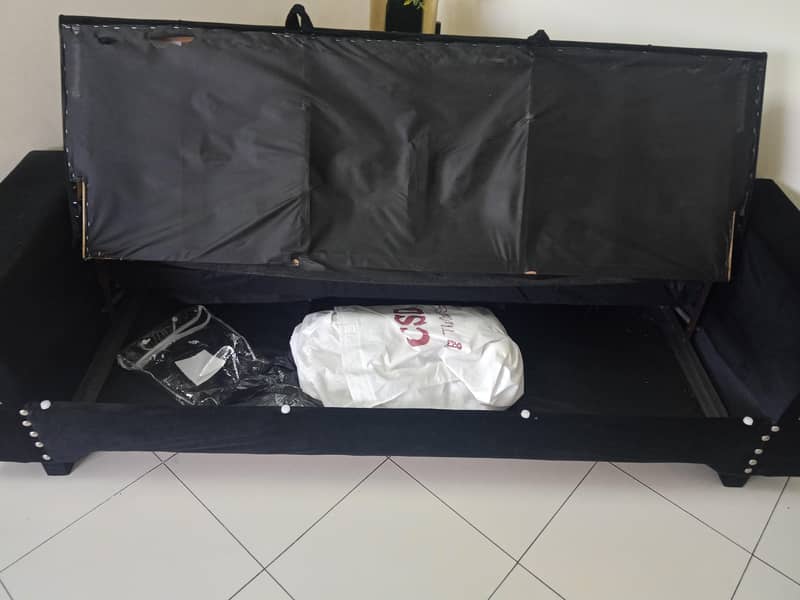 Black Sofa Bed 2