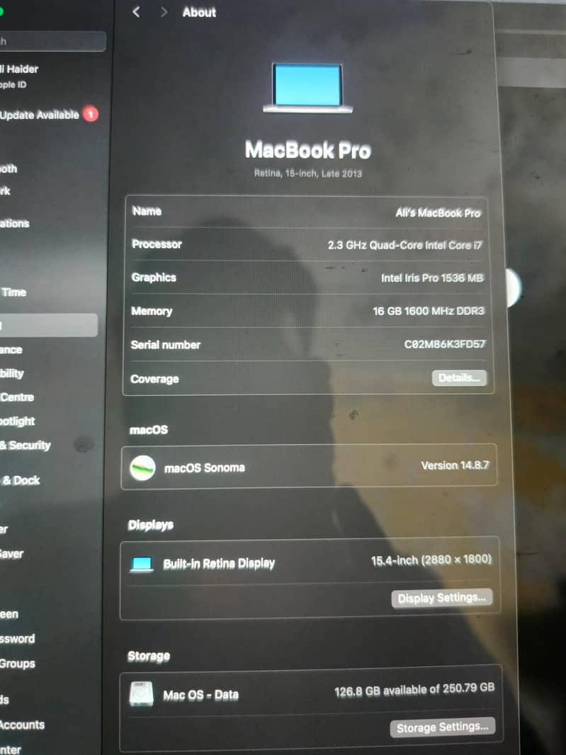 MacBook Pro 2013 - 15" 4