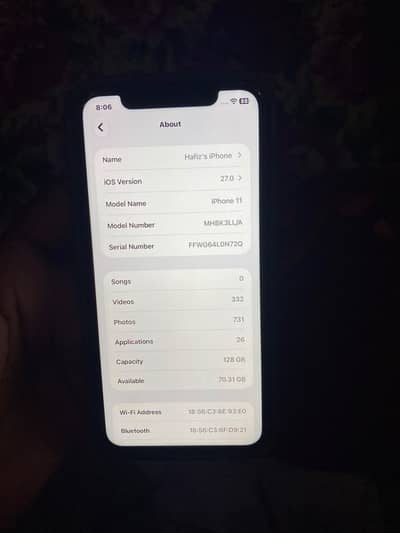 Apple iPhone 11 jv 128