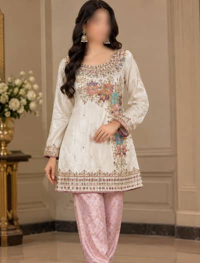 Beautiful Embroidered 2-Piece Dress
