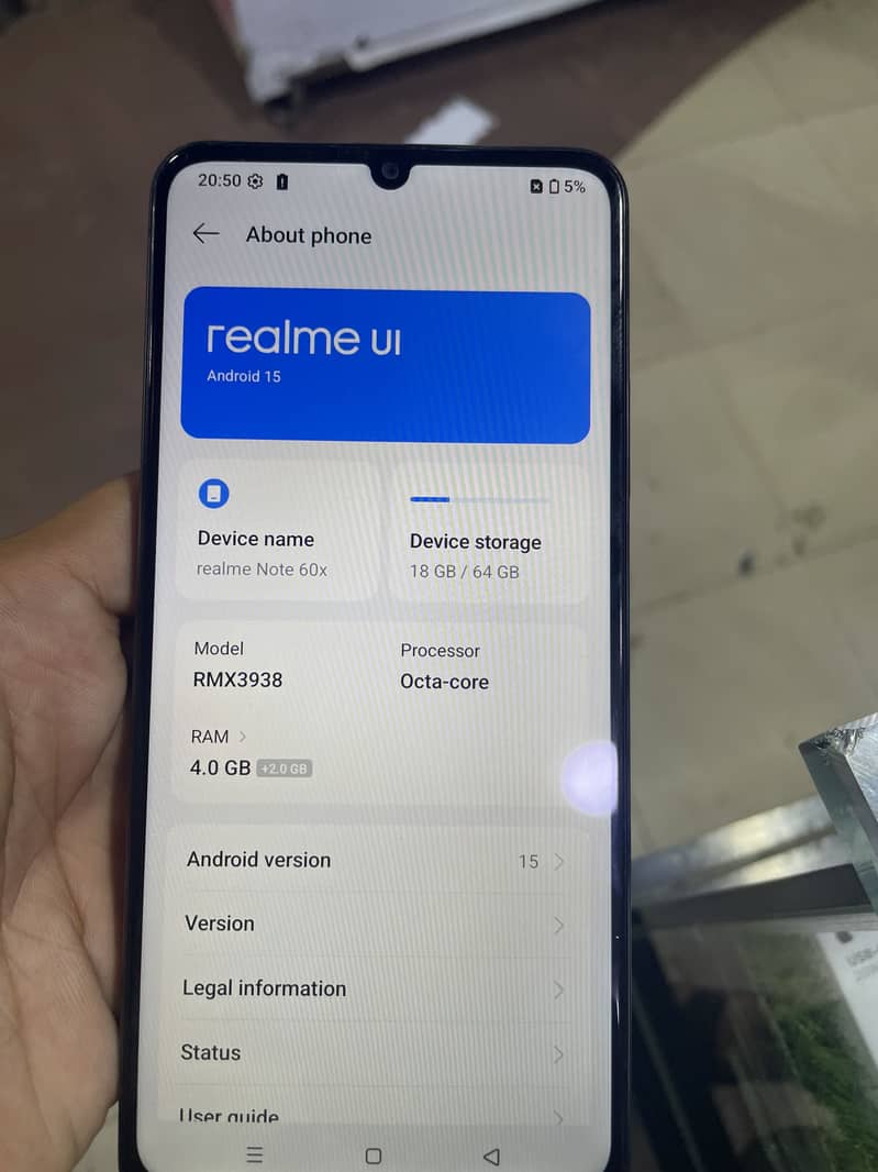 Realme Note 60x 0