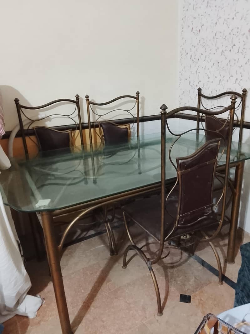 Dining table and chairs. 2
