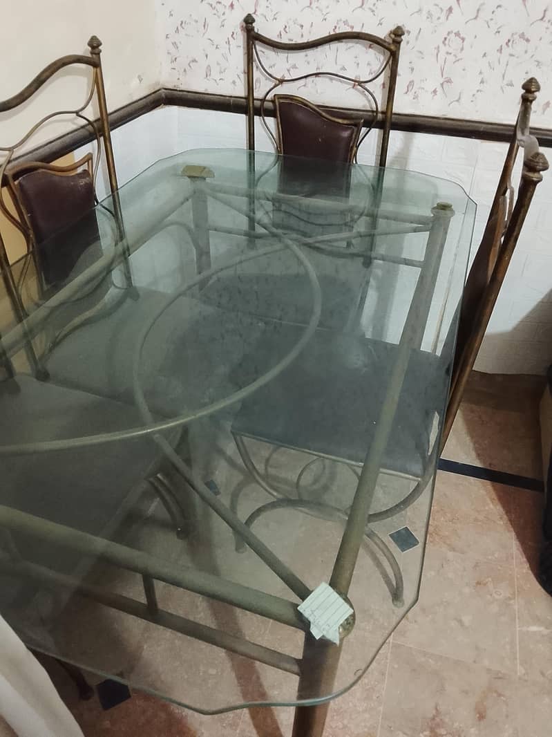 Dining table and chairs. 5