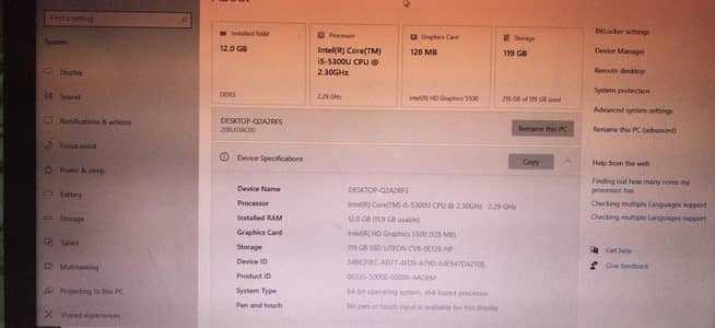 Laptop urgent for sale
