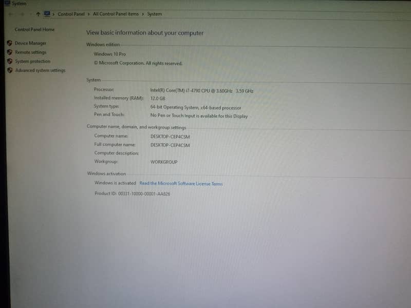 Core i7 4 th generation 2