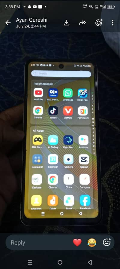 Infinix Smart 8 Pro Excellent Condition Urgent Sale
