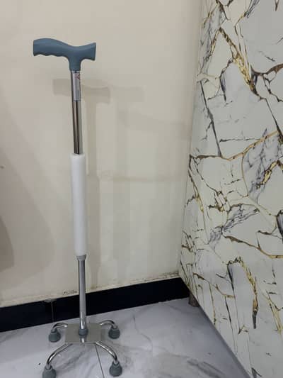 Medical Walking Stick – 4 Leg Suction Base