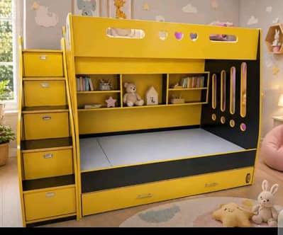 Bunk bed | Kid wooden bunker bed | Baby bed | Double bed | Triple bed