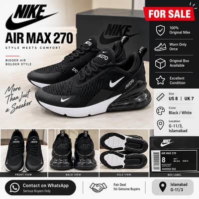 NIKE original AirMax 270 from USA